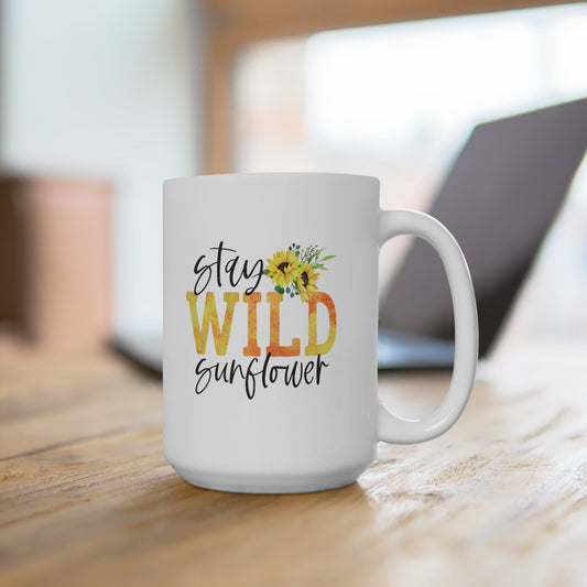 Stay Wild Sunflower Mug